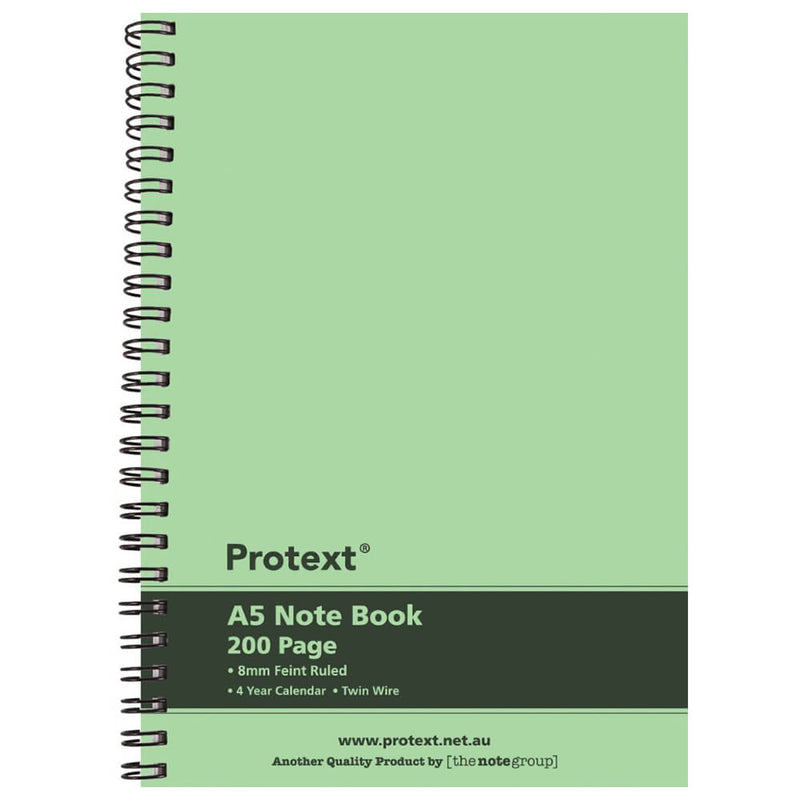 Protext Twin Wire Notebook 200 sidor (A5)