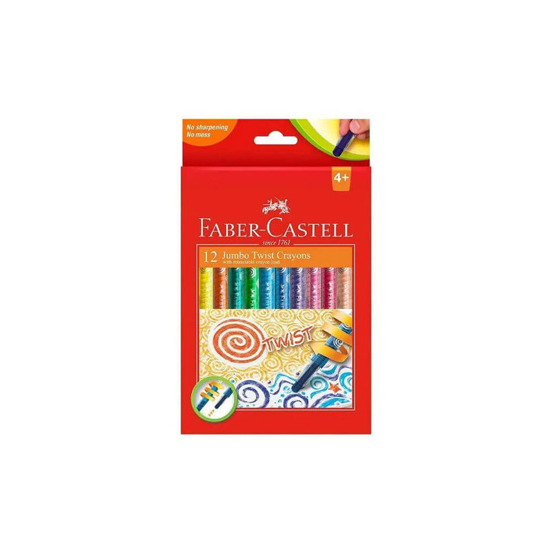 Faber-Castell Twistable Crayons 12pk (diverse)