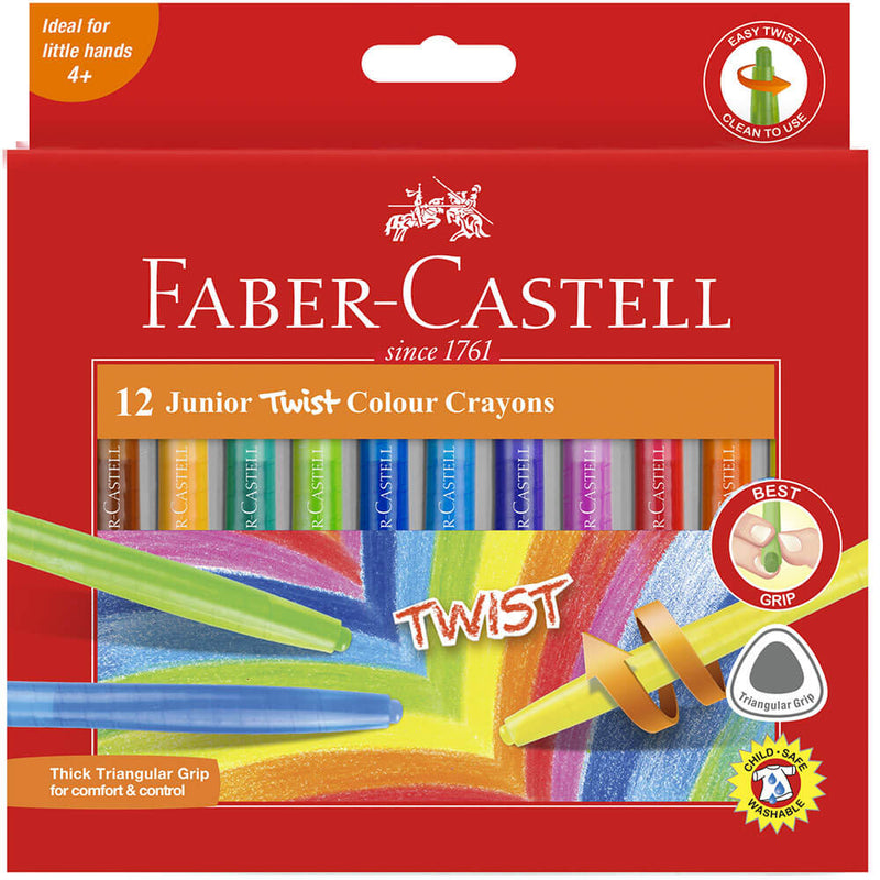 Faber-Castell Twistable Crayons 12pk (diverse)