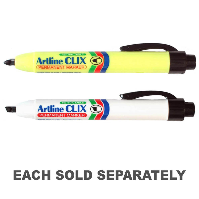 Artline Clix Retractable Bullet Nib Marker 12pk