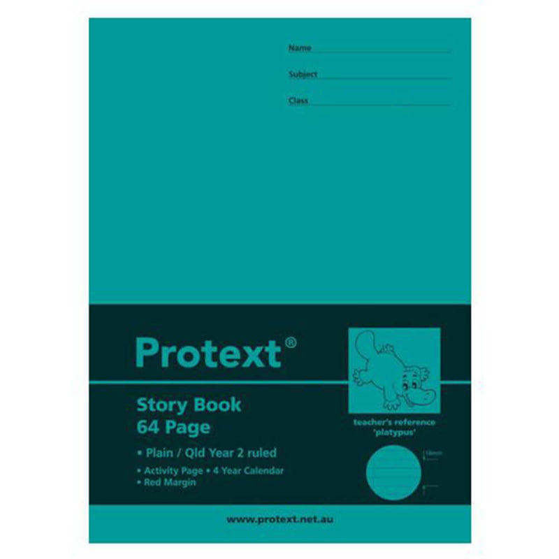 Protext -tarina hallitsi harjoituskirjan marginaalin 64pg 10pk