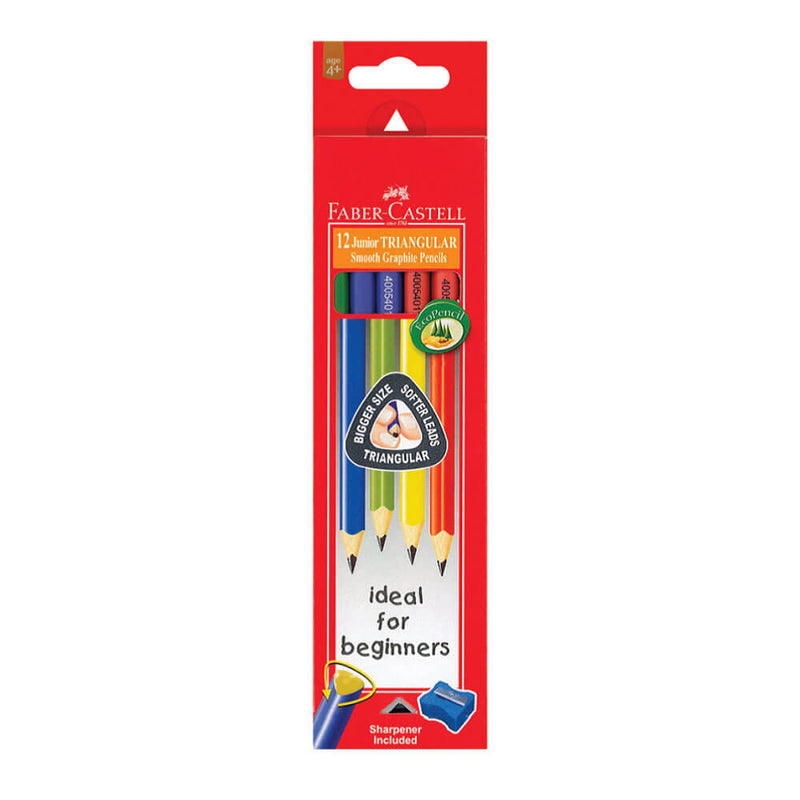 Faber-Castell Triangular Junior Grip Lead Pencil 12st