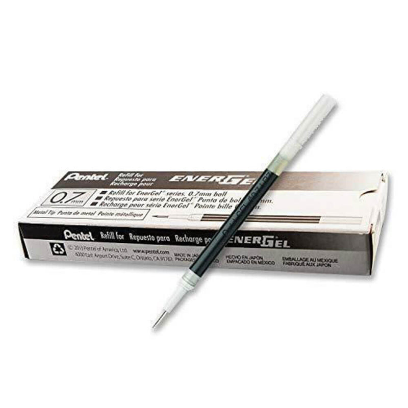 Pentel Energel 0,7 mm flytande gel penna påfyllning 12 st