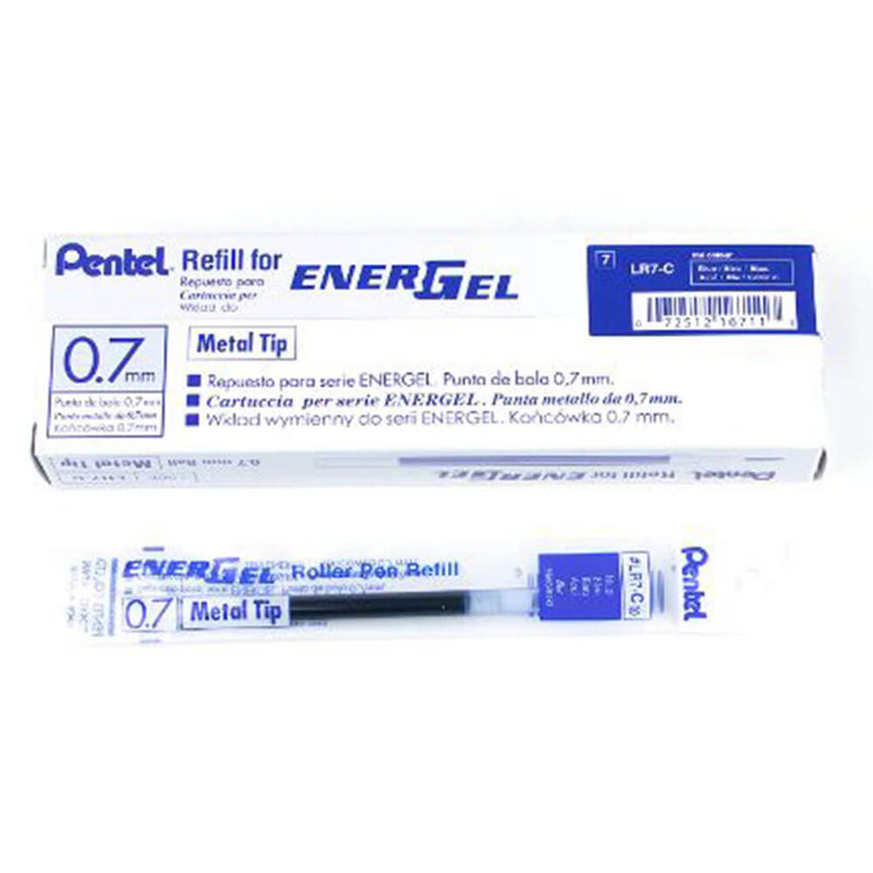 Pentel Energel 0,7 mm: n nestegeelikynän täytä 12kpl