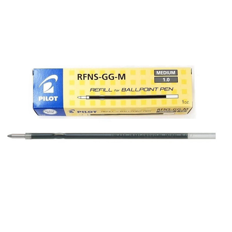 Pilot RFNS-GG infällbar medium Tip Pen Pen påfyllning 12st