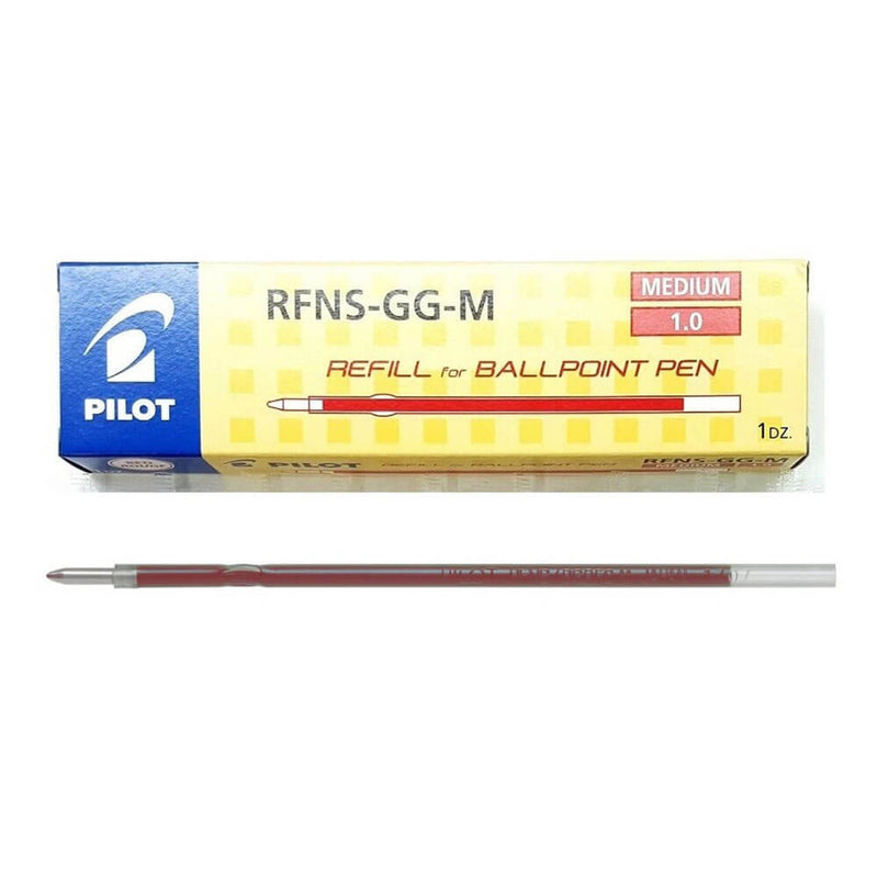 Pilot RFNS-GG infällbar medium Tip Pen Pen påfyllning 12st