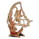 Moonlight Magic Fairy & Butterfly Med -hartsi Plaq